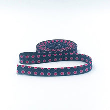 Load image into Gallery viewer, Bias Tape 1/8'' Picadilly Dots Red, White and Blue