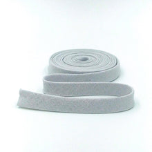 Load image into Gallery viewer, Double Fold Bias Tape 1/2'' Linen Blend Light Gray