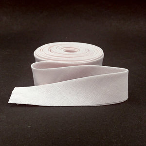 Bias Quilt Binding Linen Blend Pink 1 1/4" Wide Single Fold