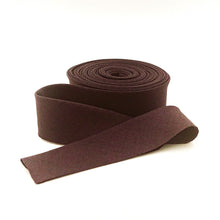 Load image into Gallery viewer, Bias Quilt Binding Linen Blend Dark Gray 1 1/4" Wide Single Fold