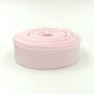 Bias Quilt Binding Linen Blend Pink 1 1/4" Wide Single Fold