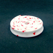 Load image into Gallery viewer, Double Fold Bias Tape 1/2'' Be Mine Valentine Hearts White