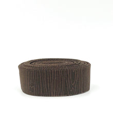 Load image into Gallery viewer, Quilt Binding Pine Grove Woodgrain Brown 1 1/4&quot; Single Fold
