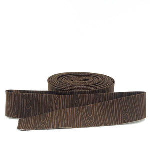 Quilt Binding Pine Grove Woodgrain Brown 1 1/4" Single Fold