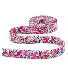 Load image into Gallery viewer, Double Fold Bias Tape 1/2&#39;&#39; Wide Liberty of London Tana Lawn Wiltshire Bud Pink 3 Yard
