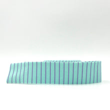 Load image into Gallery viewer, Quilt Binding Tula Pink True Colors Tiny Stripe Misty Aqua 1 1/4&quot; Single Fold Binding
