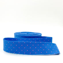 Load image into Gallery viewer, Quilt Binding Tula Pink True Colors Tiny Dot Sky Blue Single Fold 1 1/4&quot; Wide
