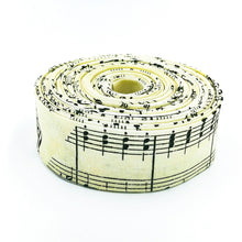 Load image into Gallery viewer, Quilt Binding Journal Basics Music Scores Parchment Single Fold 1 1/4&quot; Binding

