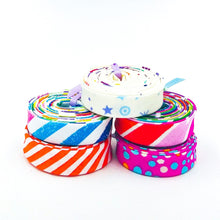 Load image into Gallery viewer, Double Fold Bias Tape 1/2&#39;&#39; Petites Follies 5 Piece Group #21
