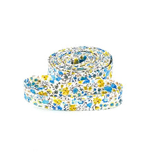Load image into Gallery viewer, Double Fold Bias Tape 1/2&#39;&#39; Wide Liberty of London Tana Lawn Phoebe Blue 3 Yards
