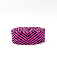 Load image into Gallery viewer, Quilt Binding Tula Pink Moon Garden Lazy Stripe Dusk Purple 1 1/4&quot; Single Fold Binding
