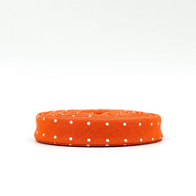 Load image into Gallery viewer, Double Fold Bias Tape 1/2&#39;&#39; True Colors Tiny Dots Peachy Orange Tula Pink
