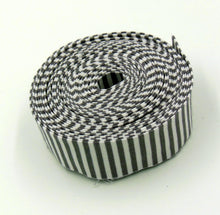Load image into Gallery viewer, Quilt Binding Gray and White Stripe Riley Blake Designs 1 1/4&quot; Single Fold Binding
