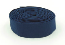 Load image into Gallery viewer, Quilt Binding Confetti Cotton Navy Blue Single Fold 1 1/4&quot; Binding
