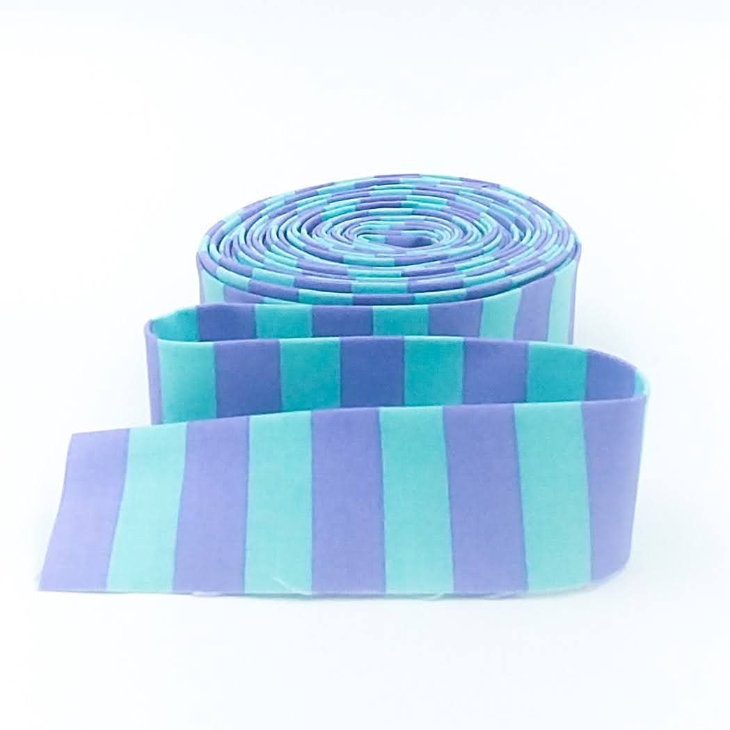 Quilt Binding Tula Pink Tent Stripe Petunia