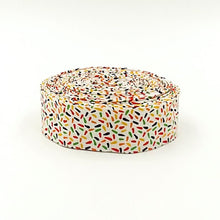 Load image into Gallery viewer, Quilt Binding Jittery Jimmies Boolicious Halloween 1 1/4&quot; Single Fold Binding
