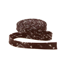 Load image into Gallery viewer, Double Fold Bias Tape 1/2'' Alchemy Black Tim Holtz Halloween Bias Binding
