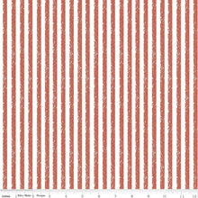Load image into Gallery viewer, Crayola™ Stripe Firefly Red Fabric Riley Blake Designs Half Yard
