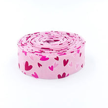 Load image into Gallery viewer, Quilt Binding Gnomes In Love Hearts Pink Tara Reed Riley Blake Designs

