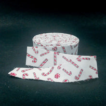 Load image into Gallery viewer, Quilt Binding Christmas Joys Lindsay Wilkes Candy Canes White
