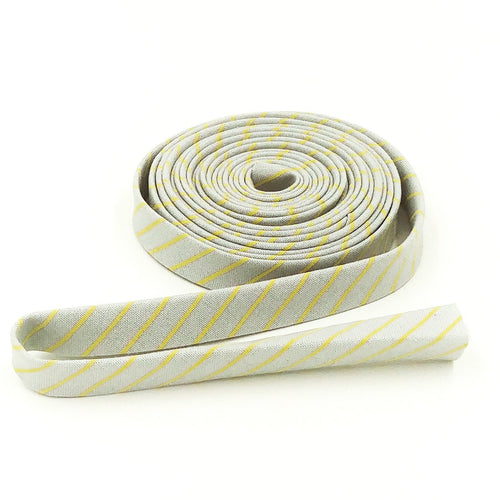 Double Fold Bias Tape 1/2'' True Colors Tiny Stripes Spark Gray Tula Pink Bias Binding