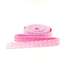 Load image into Gallery viewer, Double Fold Bias Tape 1/2'' True Colors Tiny Dots Candy Pink Tula Pink Bias Binding
