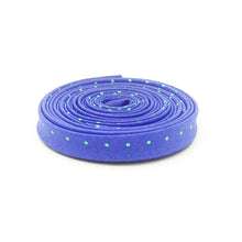 Load image into Gallery viewer, Double Fold Bias Tape 1/2'' True Colors Tiny Dots Bluebell Blue Tula Pink Bias Binding
