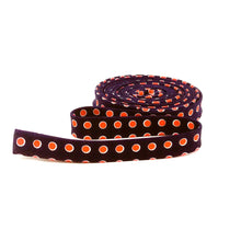 Load image into Gallery viewer, Double Fold Bias Tape 1/2'' Picadilly Dots Navy Patriotic Bias Binding Red White Blue
