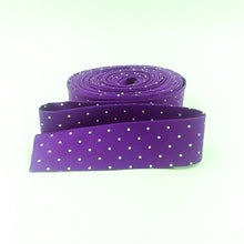 Load image into Gallery viewer, Quilt Binding Tula Pink True Colors Tiny Dots Opal Purple
