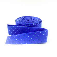 Load image into Gallery viewer, Quilt Binding Tula Pink True Colors Tiny Dots Bluebell Blue 1 1/4" Single Fold Binding
