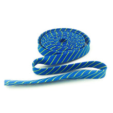 Load image into Gallery viewer, Double Fold Bias Tape 1/2'' True Colors Tiny Stripes Clarity Blue Tula Pink Bias Binding
