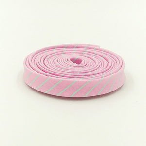 Double Fold Bias Tape 1/2&#39;&#39; True Colors Tiny Stripes Petal Pink Tula Pink