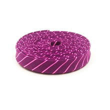 Load image into Gallery viewer, Double Fold Bias Tape 1/2'' True Colors Tiny Stripes Aster Purple Tula Pink Bias Binding
