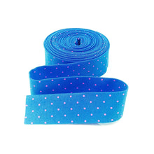 Load image into Gallery viewer, Quilt Binding Tula Pink True Colors Tiny Dot Sky Blue Single Fold 1 1/4&quot; Wide
