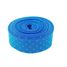 Load image into Gallery viewer, Quilt Binding Tula Pink True Colors Tiny Dot Sky Blue Single Fold 1 1/4" Wide
