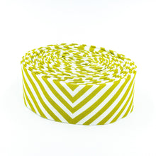Load image into Gallery viewer, Quilt Binding Tula Pink Moon Garden Lazy Stripe Dawn Yellow
