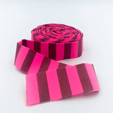 Load image into Gallery viewer, Quilt Binding Tula Pink NEON Tent Stripe Nova Red 1/2&#39;&#39; Stripe Single Fold Binding
