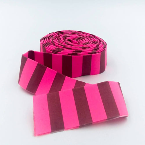 Quilt Binding Tula Pink NEON Tent Stripe Nova Red 1/2'' Stripe Single Fold Binding