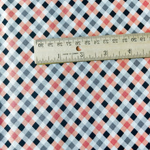 Load image into Gallery viewer, Double Fold Bias Tape 1/2&#39;&#39; Fright Delight Gingham Check Black Orange Halloween Bias Binding
