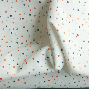 Quilt Binding Hey Bootiful Halloween Dots Off White 1 1/4" Single Fold Binding My Mind's Eye