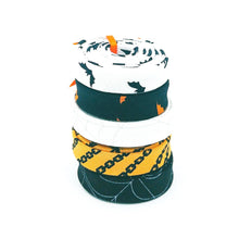 Load image into Gallery viewer, Double Fold Bias Tape 1/2&#39;&#39; Petites Halloween Webs 5 Piece Group #29
