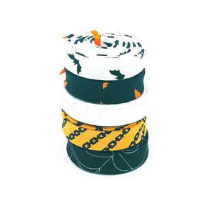 Double Fold Bias Tape 1/2&#39;&#39; Petites Halloween Webs 5 Piece Group #29