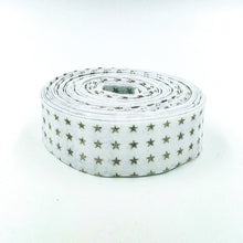 Load image into Gallery viewer, Quilt Binding Monochrome Tiny Stars Linen Tim Holtz Free Spirit Fabrics
