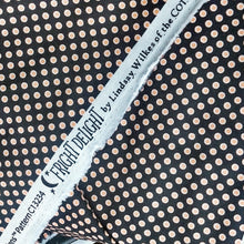 Load image into Gallery viewer, Double Fold Bias Tape 1/2&#39;&#39; Fright Delight Moon and Stars Black White Halloween Bias Binding
