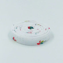 Load image into Gallery viewer, Double Fold Bias Tape 1/2'' Hush Hush 3 Pinwheel Party on White
