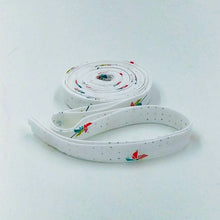 Load image into Gallery viewer, Double Fold Bias Tape 1/2'' Hush Hush 3 Pinwheel Party on White
