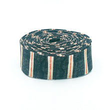 Load image into Gallery viewer, Quilt Binding Laboratory Striped Black Tim Holtz Free Spirit Fabrics Halloween
