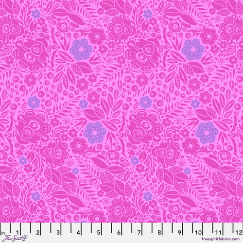 Love Always, AM Lace Sweet Pink Fabric Half Yards
