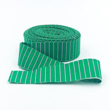Load image into Gallery viewer, Quilt Binding Tula Pink True Colors Pink Tiny Stripe Fern Green
