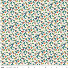 Load image into Gallery viewer, Woodland Walk Misty Morning Birdsong B Half Yard Liberty Fabrics
